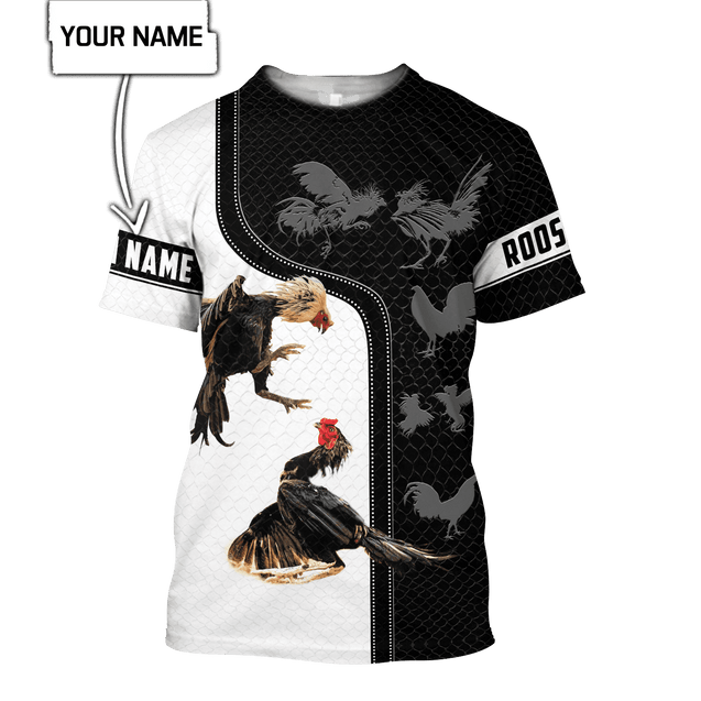 Personalized Rooster Fighting 3D Printed Unisex Shirts DD29042102