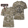 Custom Name XT British Armed Forces 3D Printed Shirts