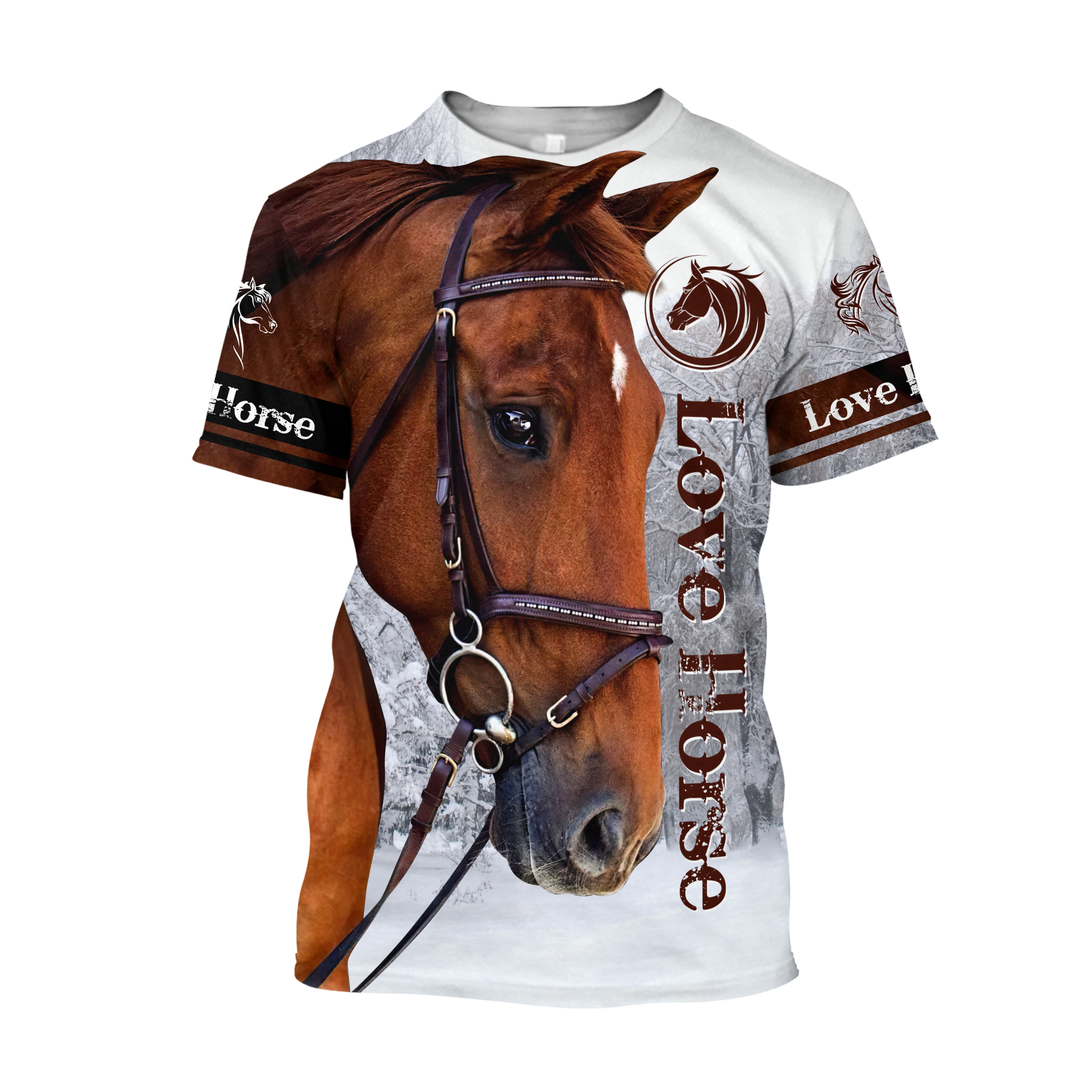 Love Horse 3D All Over Printed Shirts Pi05012102