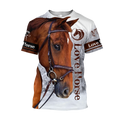 Love Horse 3D All Over Printed Shirts Pi05012102