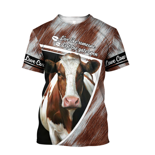 Cow 3d hoodie shirt for men and women DD11182001