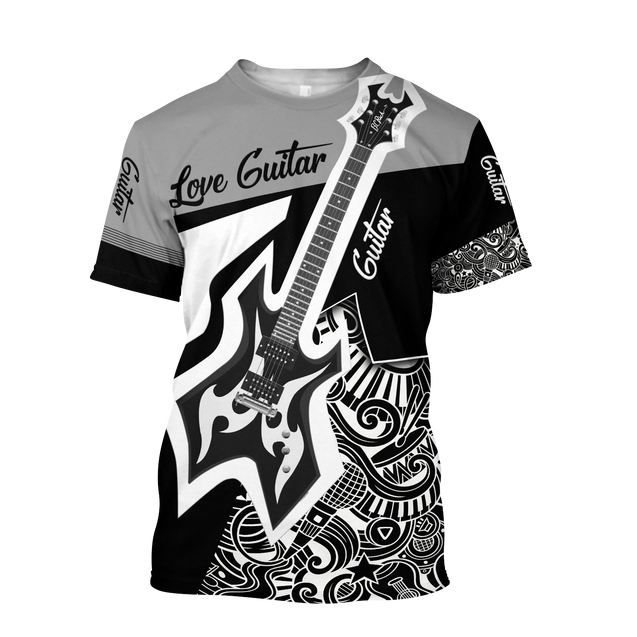 Love Guitar All Over Printed Unisex Shirts