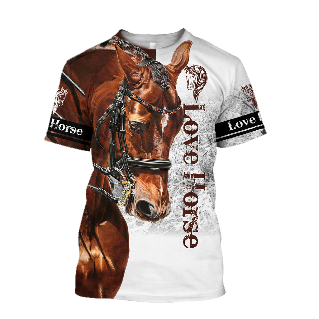 Love Horse 3D All Over Printed Shirts TR06012101