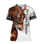 Love Horse 3D All Over Printed Shirts TR06012101