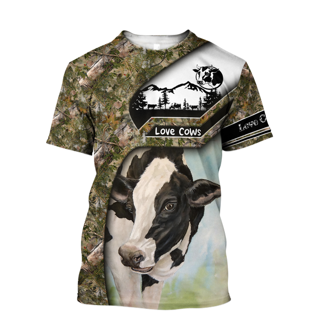 Cow 3d hoodie shirt for men and women DD11172002