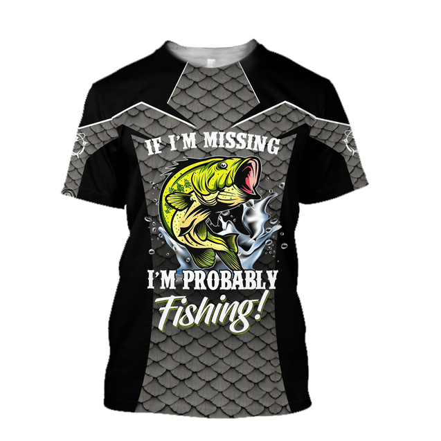 Bass Silver Sports Probably Fishing 3d print shirts