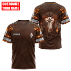 Customized Name Native American 3D All Over Printed Unisex Shirts