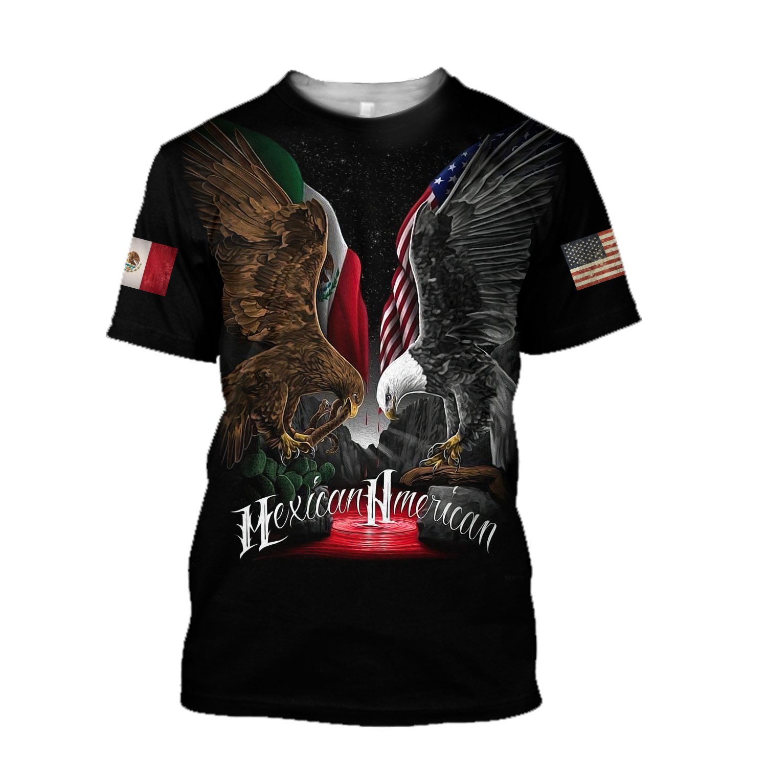 Mexican American Hoodie 3D All Over Printed Shirts For Men and Women TR1012207
