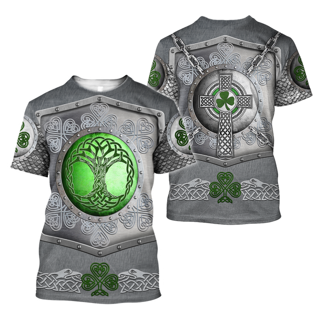 Amor Irish Saint Patrick Day 3D All Over Printed Unisex Shirt