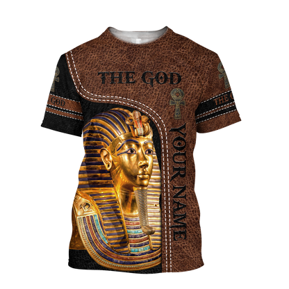 Custom name Pharaoh The God Ancient Egypt 3D design print shirts
