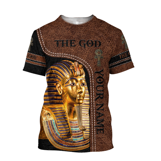 Custom name Pharaoh The God Ancient Egypt 3D design print shirts