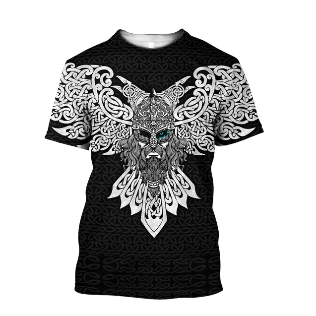 Premium Unisex Hoodie Odin Viking God And Raven ML