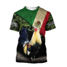 Rooster Mexico 3D All Over Printed Hoodie