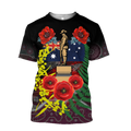 Lest We Forget - Anzac Day 3D All Over Printed Shirts