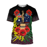 Lest We Forget - Anzac Day 3D All Over Printed Shirts