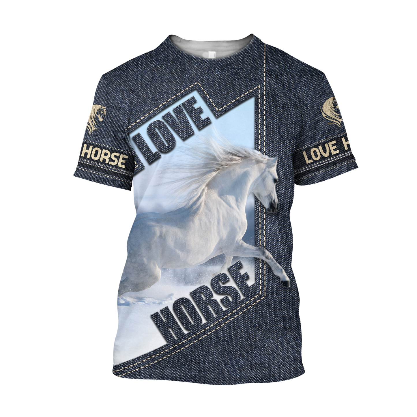 Love Horse  3D All Over Printed Shirts Pi112094XT