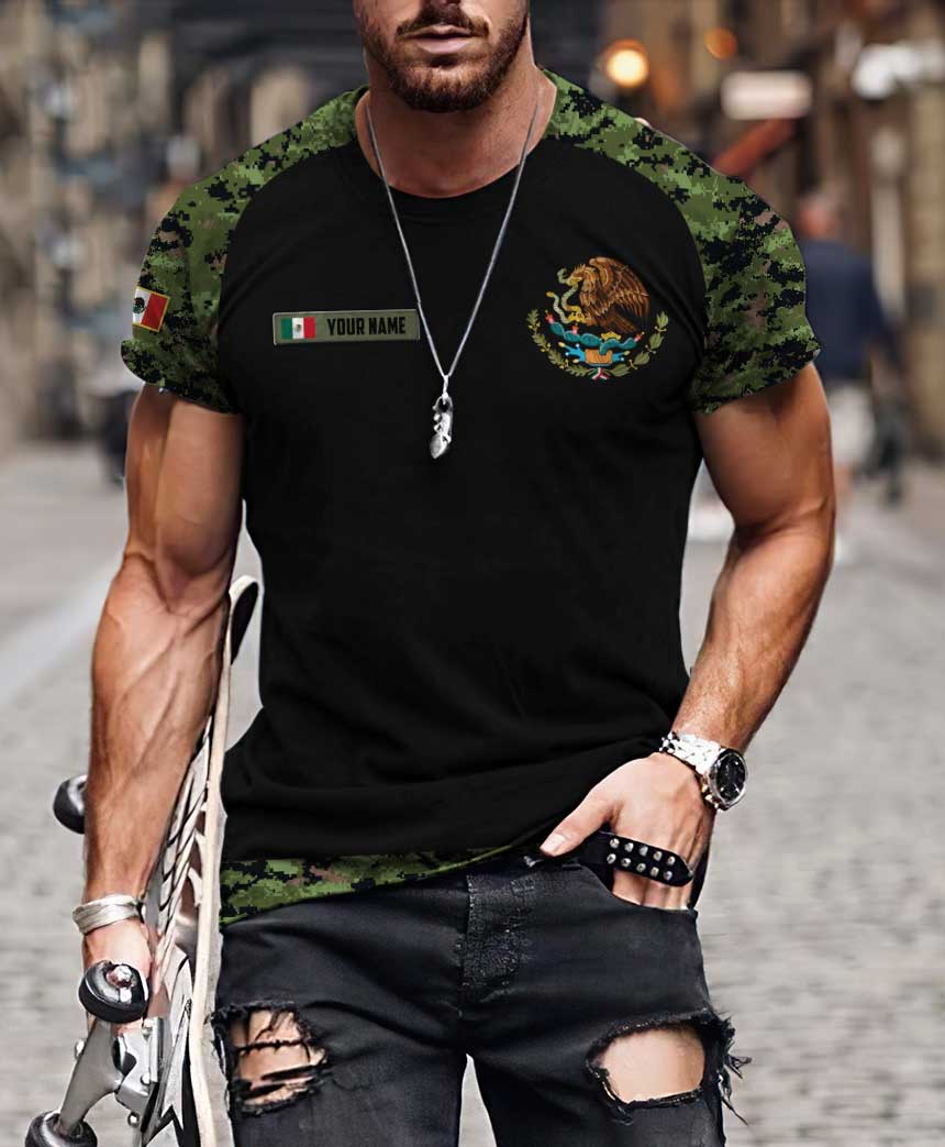 Mexico Coat Of Arms 3D All Over Printed Hoodie