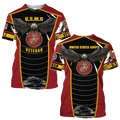U.S Marine Corps veteran Eagle Pride design 3d print shirts Proud Military