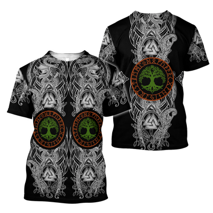 Viking 3D All Over Printed Unisex Shirts