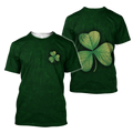 Irish St.Patrick day 3d hoodie shirt for men and women