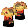 Premium Anzac Day Lest We Forget Poppy 3D Printed Unisex Shirts TN