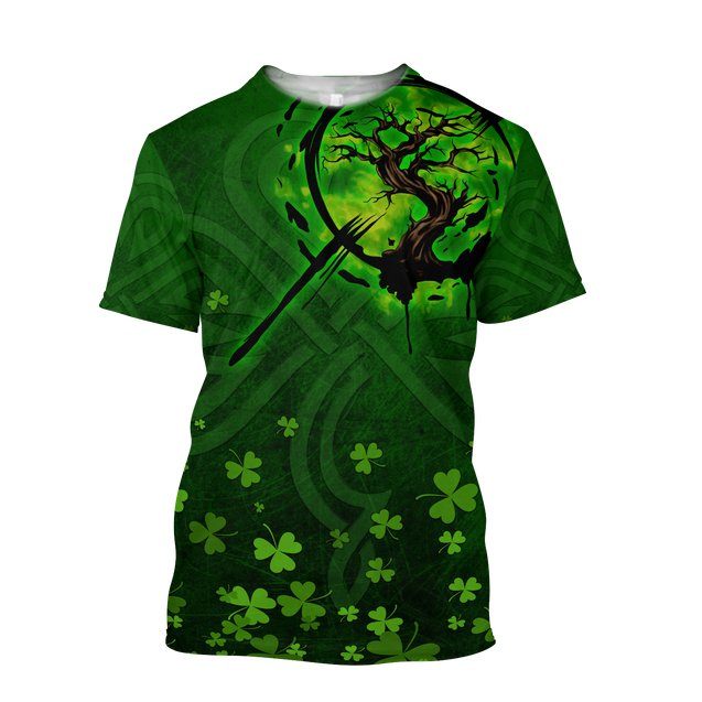 Premium Unisex Hoodie Irish St.Patrick Tree Of Life ML