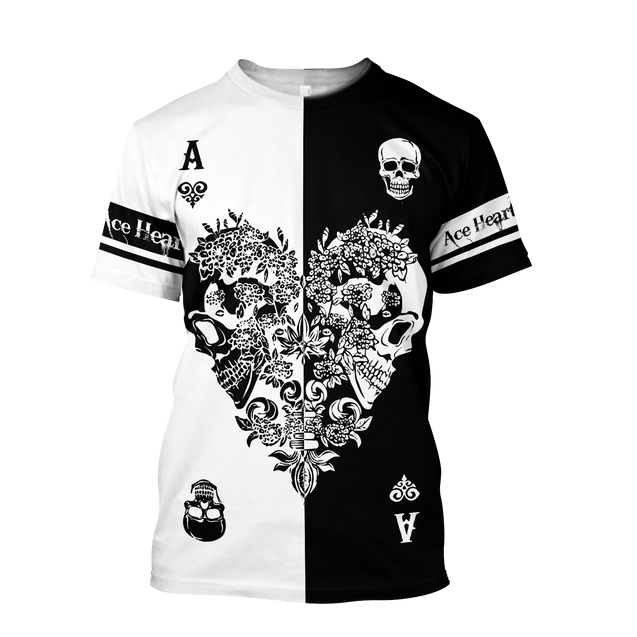 Ace Heart 3D All Over Printed Unisex Shirts