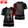 Customized Name Aztec Warrior 3D All Over Printed Unisex Shirts