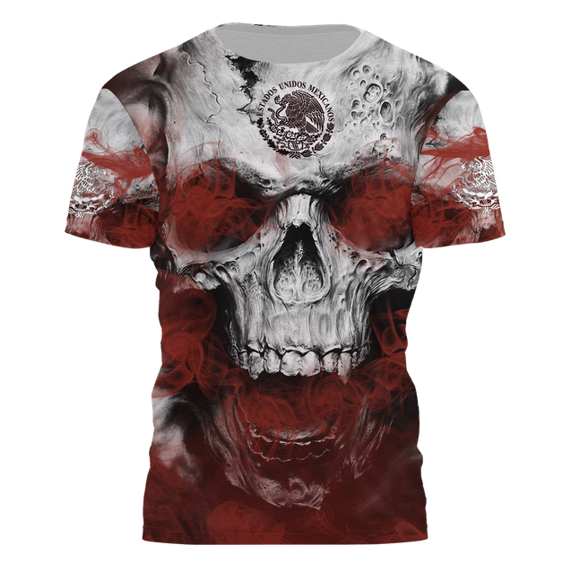 Mexican Skull 3D All Over Printed Combo T-Shirt BoardShorts