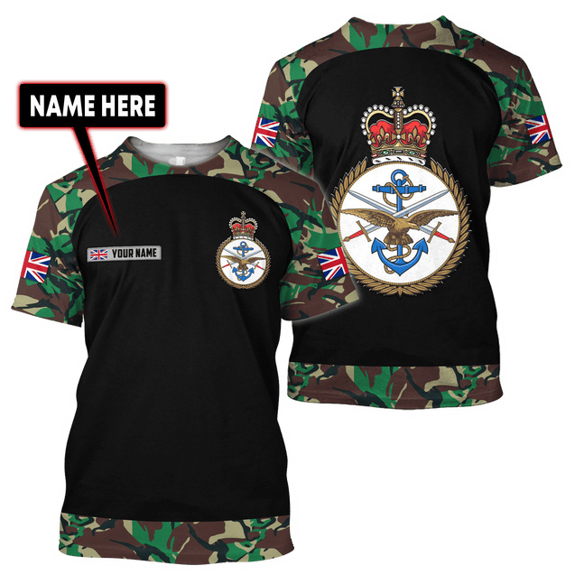 Custom Name XT British Armed Forces 3D Printed Shirts Pi25052104