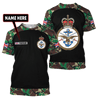 Custom Name XT British Armed Forces 3D Printed Shirts Pi25052104