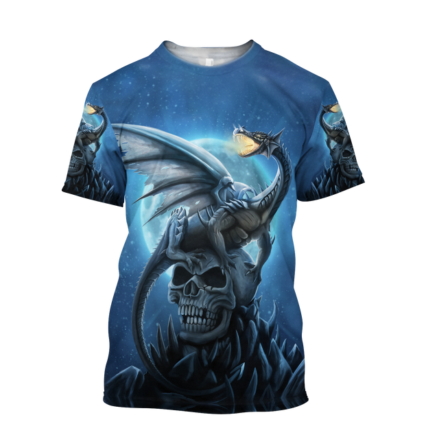 Premium Skull 3D All Over Printed Unisex Shirts