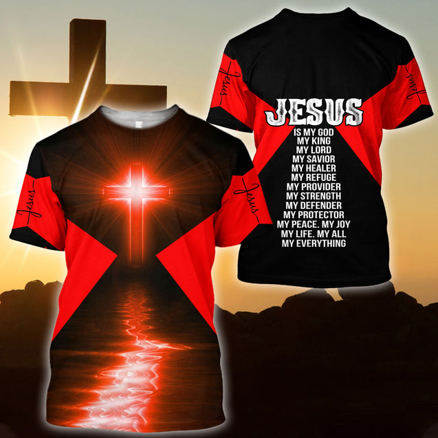 Premium Christian Jesus Catholic 3D Printed Unisex Shirts