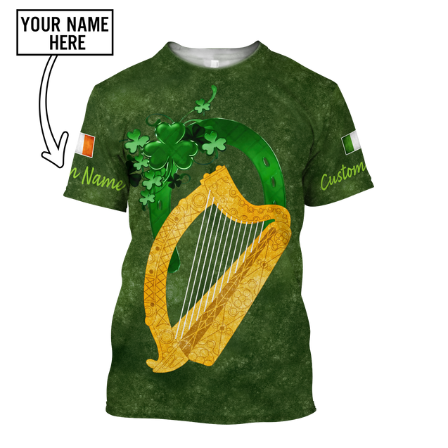 Premium Personalized Unisex All Over Printed Irish Symbols Shirts MEI