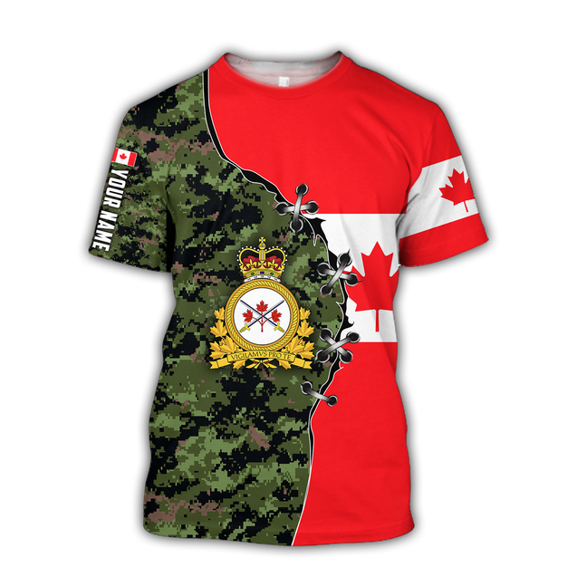 Personalized Name XT Canadian Veteran 3D All Over Printed Clothes NTN17032102