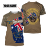 Custom name Australia Army Brothers in arms AU Veteran 3D print shirts