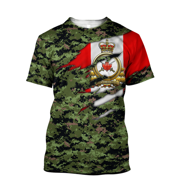 Canadian Army Pullover 3D All Over Printed Shirts PD11032103