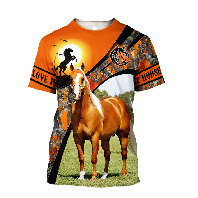 Love Horse 3D All Over Printed Unisex Shirts DD26112008CL