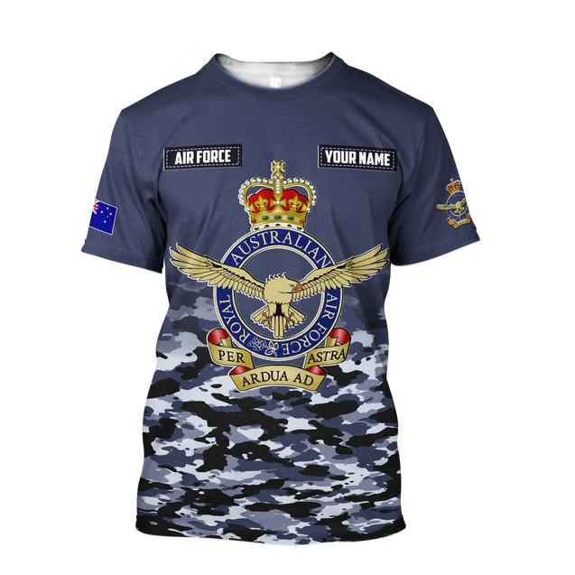 Premium Personalized Royal Australian Air Force 3D All Over Printed Unisex Shirts TN