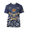 Premium Personalized Royal Australian Air Force 3D All Over Printed Unisex Shirts TN