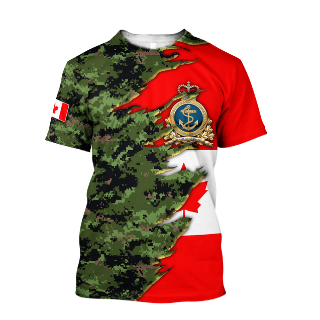 Canadian Air Force Veteran 3D All Over Printed Shirts  MH10032109