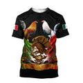 Mexico Rooster 3D All Over Printed Unisex Shirts