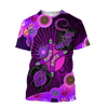 Aboriginal Naidoc Week 2021 Purple Turtle Lizard Sun 3D printed summer shirts