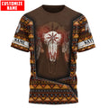 Customized Name Native American 3D All Over Printed Unisex Shirts