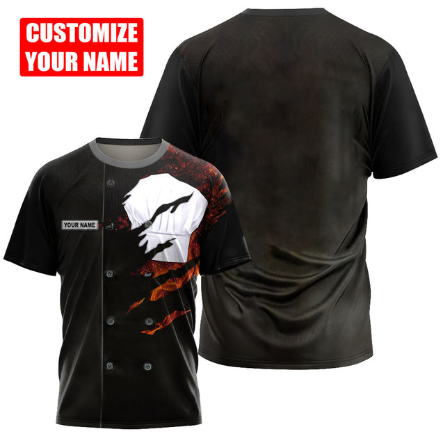 Custom Name Master Chef 3D All Over Printed Unisex Shirts