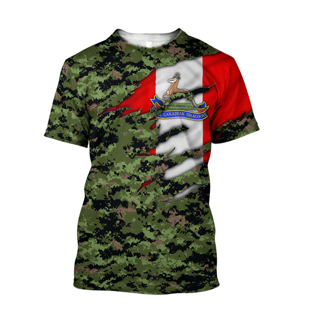 Royal Canadian Dragoons Pullover 3D All Over Printed Shirts PD12032103