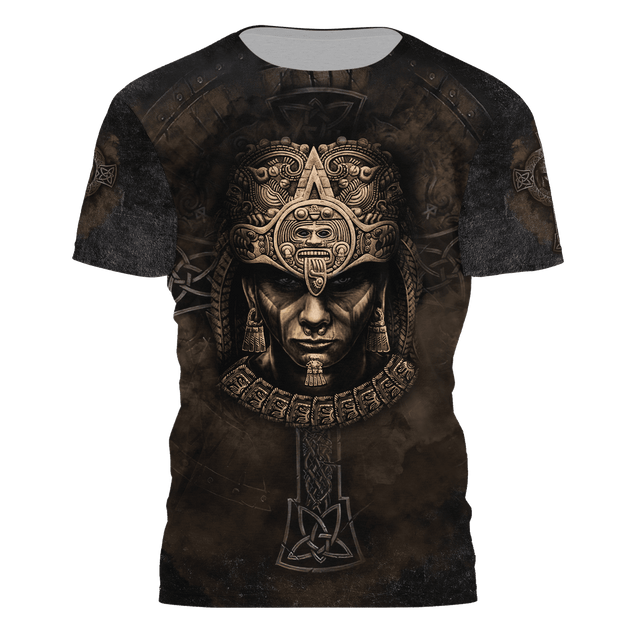 Aztec Mexican Combo T-shirt and Short 3D All Over Printed NH30092105