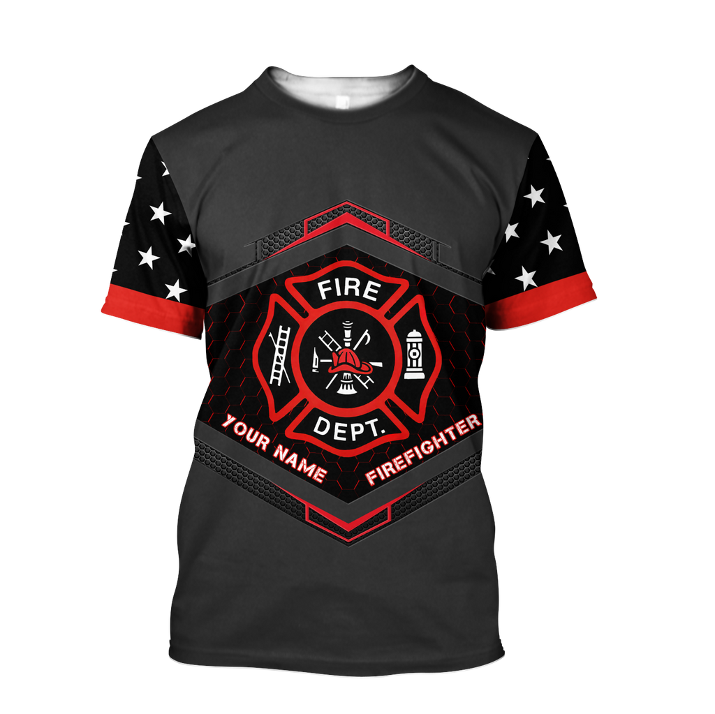 Customize Name Firefighter Hoodie For Men And Women MH22032102