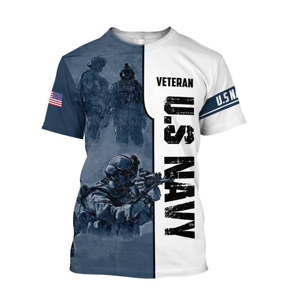 US Navy 3D All Over Printed Unisex Shirts