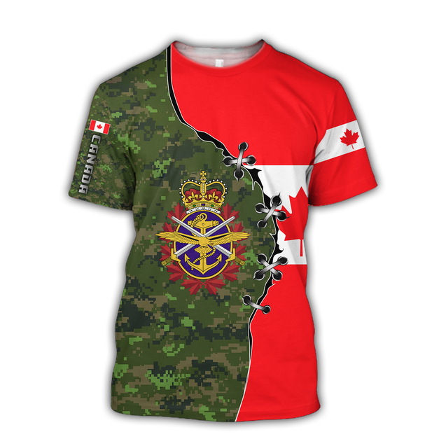 Canadian Veteran  3D All Over Printed Shirts NTN07032103